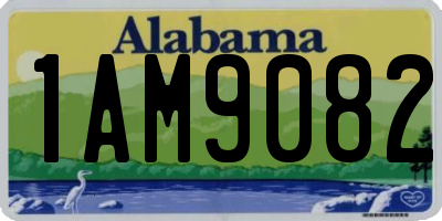 AL license plate 1AM9082