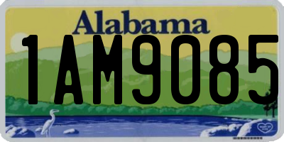 AL license plate 1AM9085