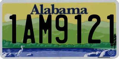 AL license plate 1AM9121