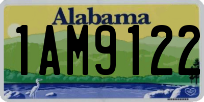 AL license plate 1AM9122