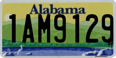 AL license plate 1AM9129