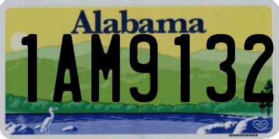 AL license plate 1AM9132
