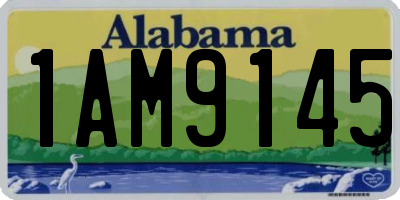 AL license plate 1AM9145
