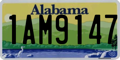 AL license plate 1AM9147