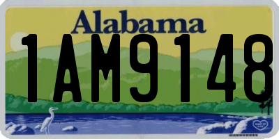 AL license plate 1AM9148