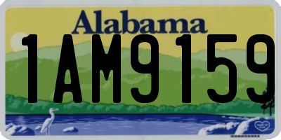 AL license plate 1AM9159