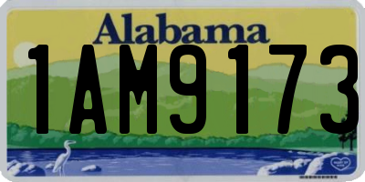 AL license plate 1AM9173