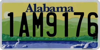 AL license plate 1AM9176