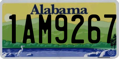 AL license plate 1AM9267