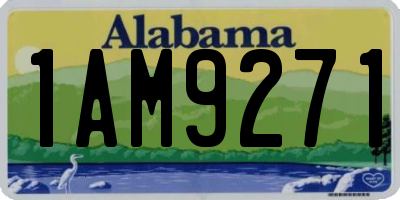 AL license plate 1AM9271