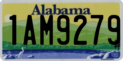 AL license plate 1AM9279