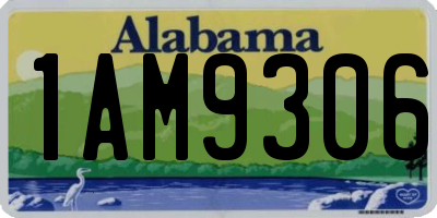 AL license plate 1AM9306