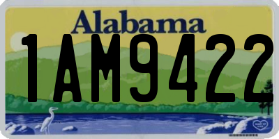 AL license plate 1AM9422
