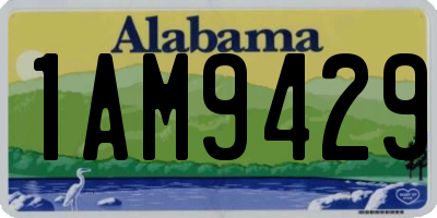 AL license plate 1AM9429