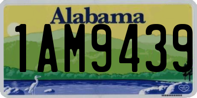 AL license plate 1AM9439