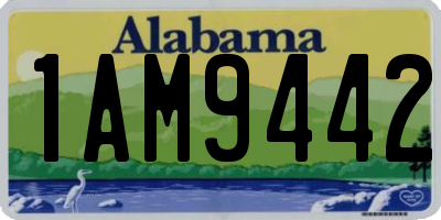 AL license plate 1AM9442