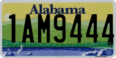 AL license plate 1AM9444