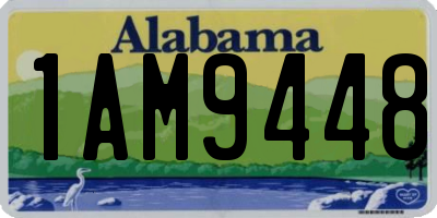 AL license plate 1AM9448