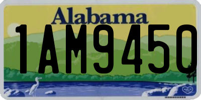 AL license plate 1AM9450