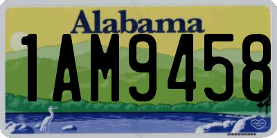 AL license plate 1AM9458