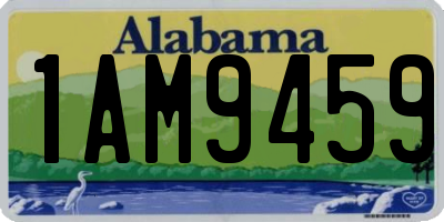 AL license plate 1AM9459