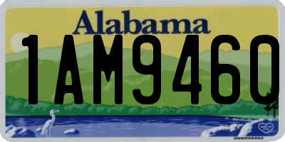 AL license plate 1AM9460