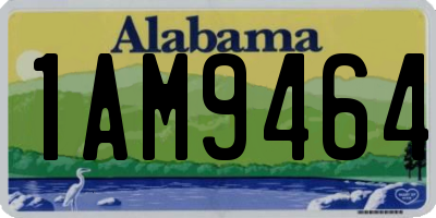 AL license plate 1AM9464