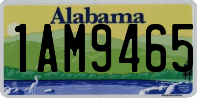 AL license plate 1AM9465