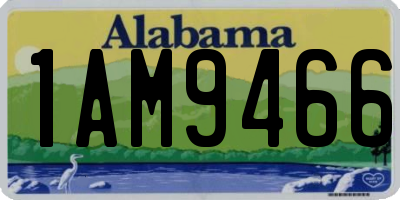 AL license plate 1AM9466