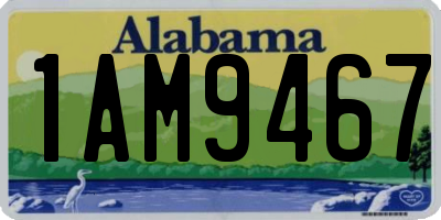 AL license plate 1AM9467