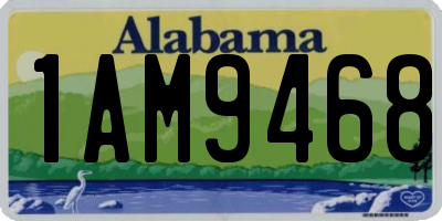 AL license plate 1AM9468