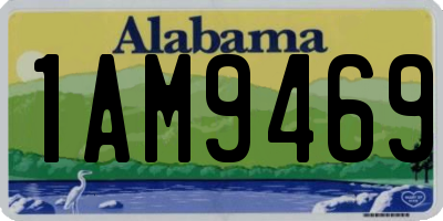 AL license plate 1AM9469