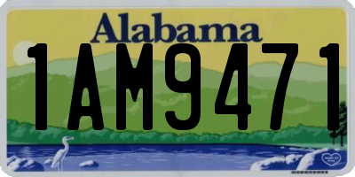 AL license plate 1AM9471
