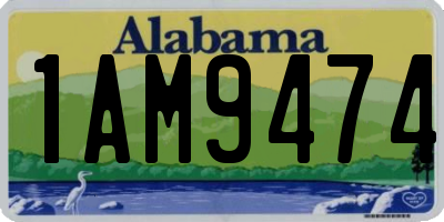 AL license plate 1AM9474
