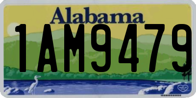 AL license plate 1AM9479