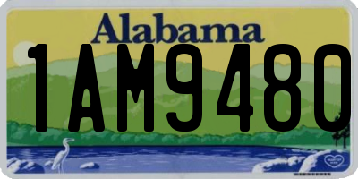 AL license plate 1AM9480