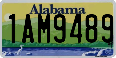 AL license plate 1AM9489