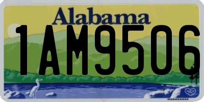 AL license plate 1AM9506