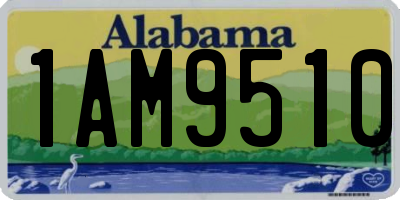 AL license plate 1AM9510