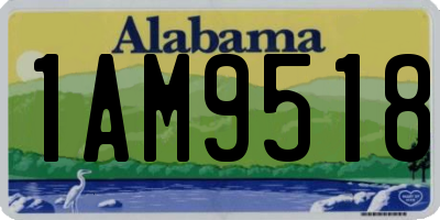 AL license plate 1AM9518