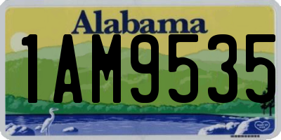 AL license plate 1AM9535