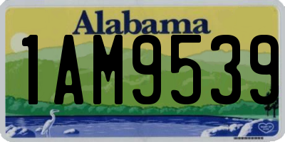 AL license plate 1AM9539