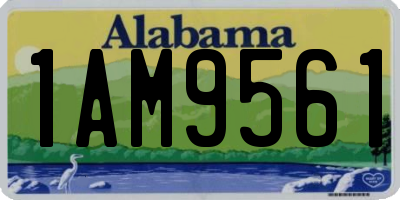 AL license plate 1AM9561