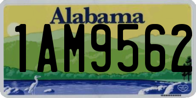 AL license plate 1AM9562