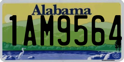 AL license plate 1AM9564