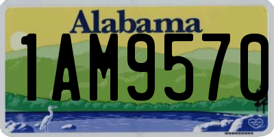 AL license plate 1AM9570