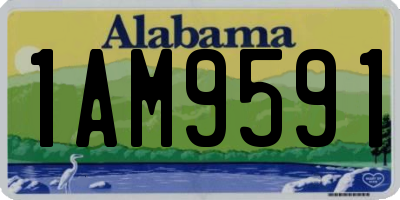 AL license plate 1AM9591
