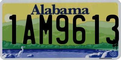 AL license plate 1AM9613