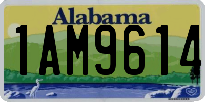 AL license plate 1AM9614