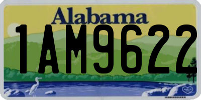 AL license plate 1AM9622